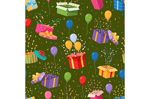 Bright gift boxes with surprises, an Object Illustration by Vectorbuum