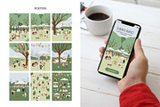 summer market clipart | svg png ai, a Seasonal Illustration by LyubovZaytseva (Thumbnail 8 of 15)