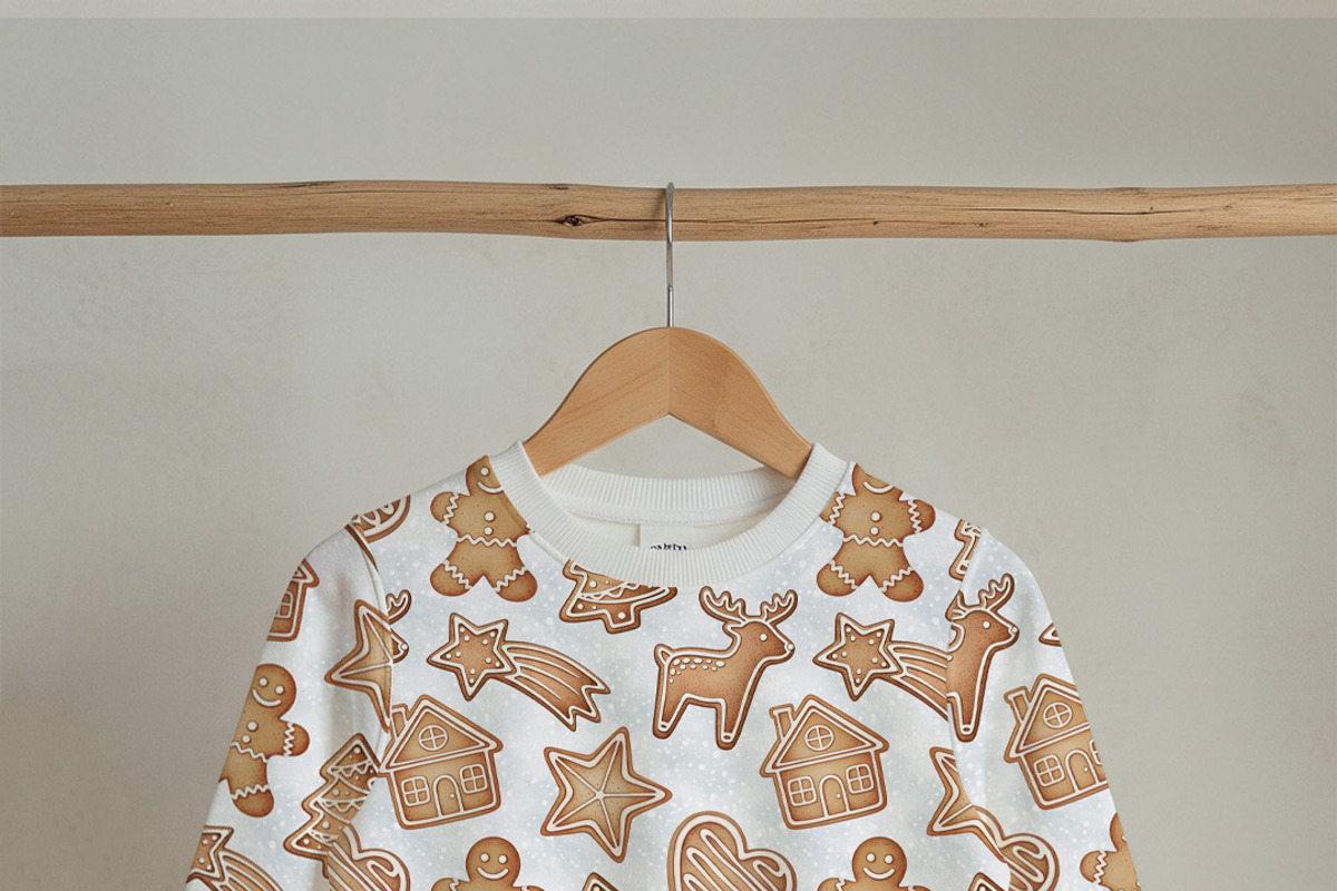 Gingerbread Christmas Pattern, a Pattern Graphic by Kreeya Art Shop (Photo 2 of 14)