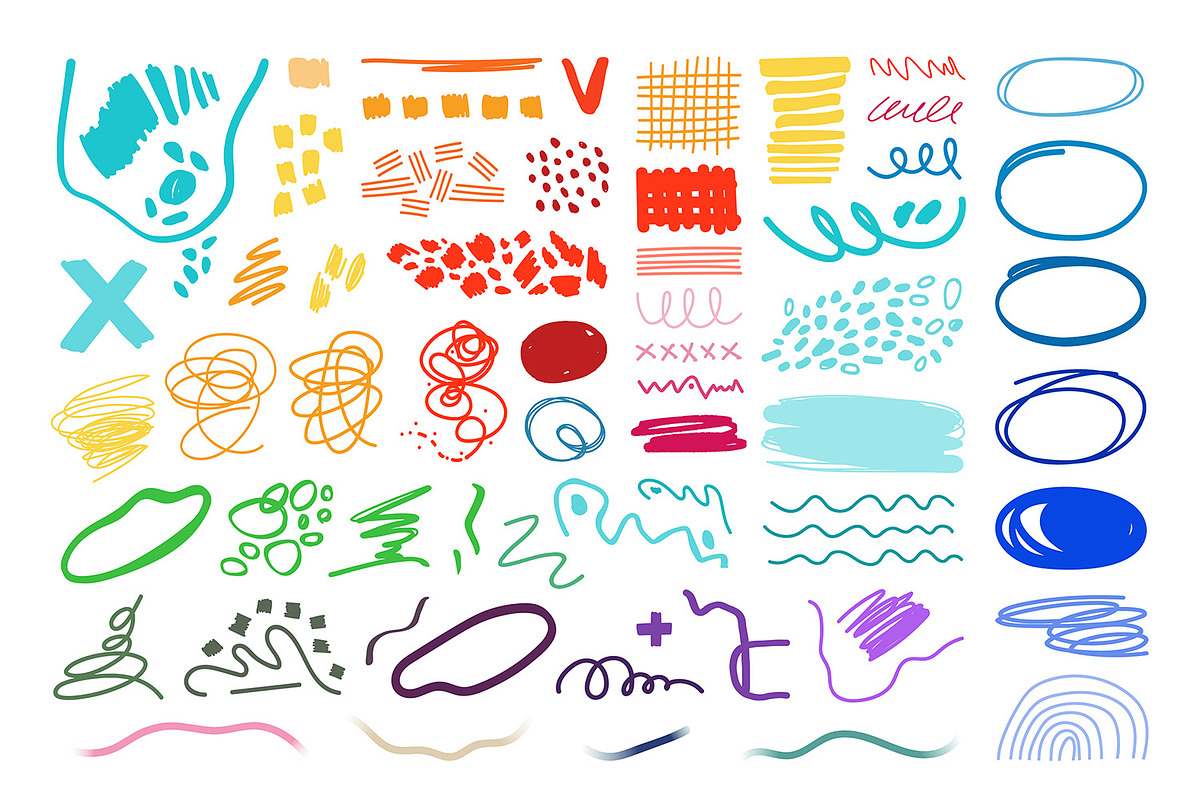 Vector Hand Drawn Design Elements, a Decorative Illustration by FourLeafLover (Photo 4 of 20)