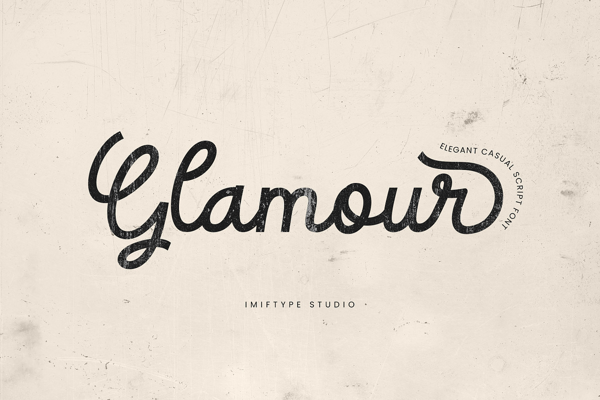 Brodger – Retro Script Font, a Script Font by Imiftype Studio (Photo 3 of 11)