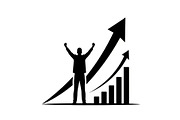50 Business Growth Success Icons Bun, an Illustration by Designer_Momina (Thumbnail 3 of 51)