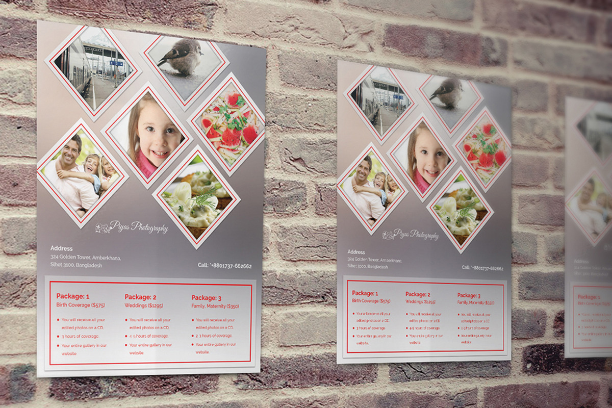 Photography Pricing Flyers, a Flyer Template by DeviserWeb (Photo 3 of 4)