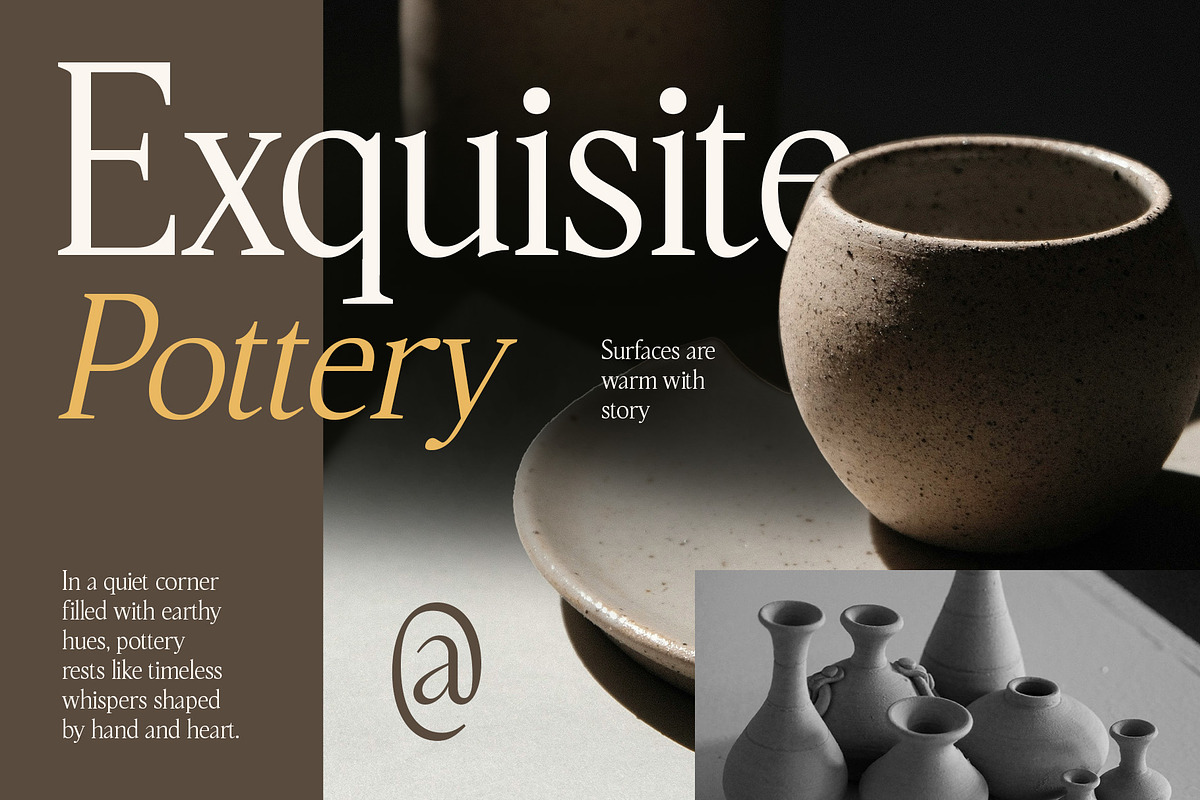 CS Quinzel – Contemporary Font, a Serif Font by Craft Supply Co. (Photo 2 of 8)