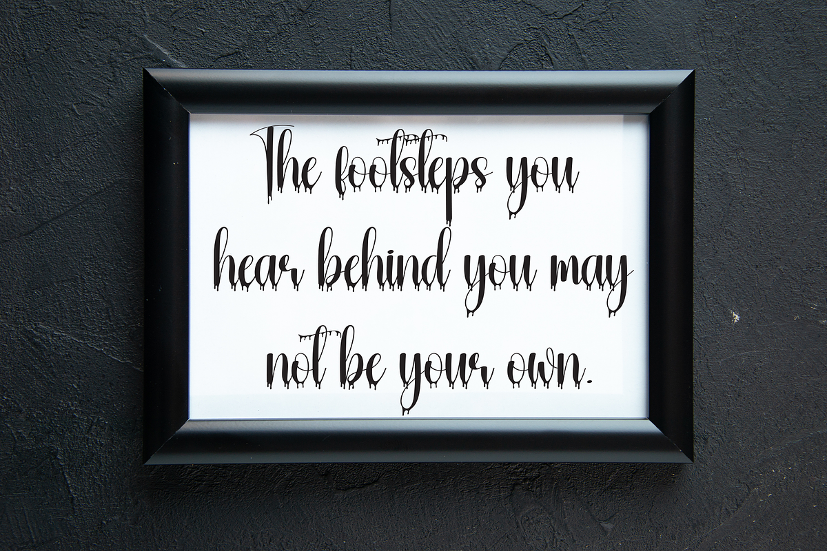 Big Ghost | Script Font, a Handwritten Font by Scratchones (Photo 8 of 8)