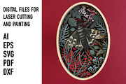 Forest Woodland Oval SVG Bundle, an Object Graphic by HelloWood (Thumbnail 4 of 4)