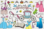 Fairy Tale & Princess Clipart, an Illustration by Lemonade Pixel (Thumbnail 1 of 4)