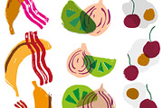 Painterly Food Vector Illustrations, a Food Illustration by This For There (Thumbnail 2 of 11)