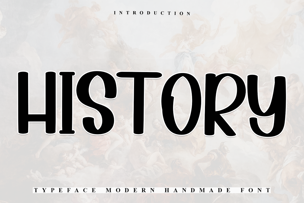 History, a Sans Serif Font by InermediaSTUDIO (Photo 1 of 6)