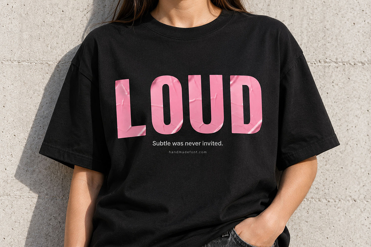 Pink Sticker Font, a Sans Serif Font by Handmadefont (Photo 9 of 15)