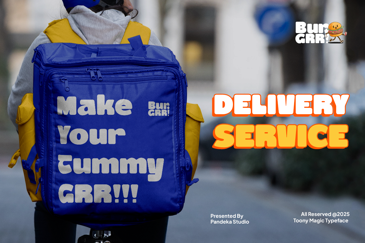 Toony Magic - Food Bold Font, a Sans Serif Font by Pandeka Studio (Photo 7 of 9)