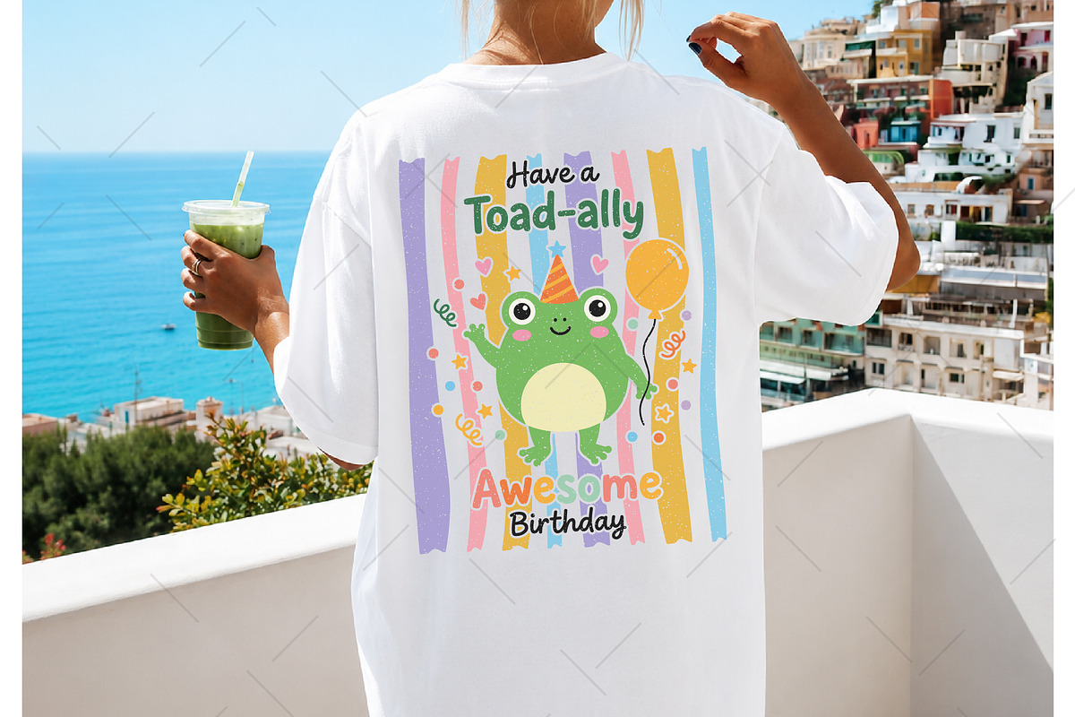 Birthday Pun Toad Hand-drawn PNG, a Seasonal Illustration by OK Design (Photo 4 of 5)