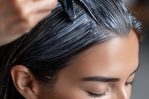 Professional hairstylist applying, a Beauty & Fashion Photo by MistyDay