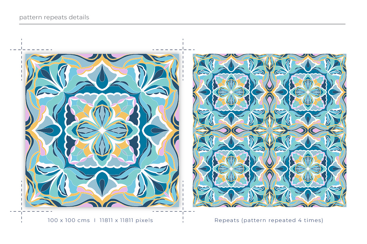 Bohemian Tile, Print & Motifs, a Pattern Graphic by ASTUDIO (Photo 2 of 5)