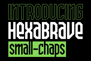Hexa Brave – Bold Futuristic Font