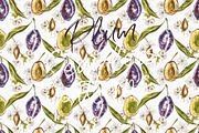 Plum in botanical style, a Food Illustration by Ann Astro (Thumbnail 8 of 11)