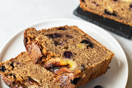 Banana bread with blueberries., a Food & Drink Photo by Galiyah Assan