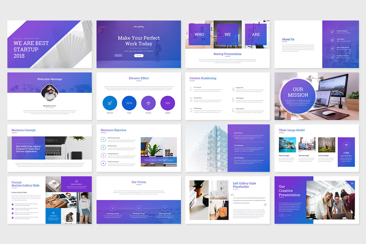 Vero Powerpoint Template Design, a Presentation Template by Rocketstill (Photo 5 of 9)