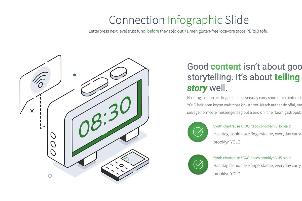 Connection PowerPoint Slides, a Presentation Template by Pulsecolor
