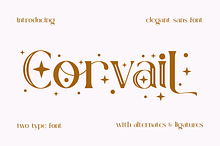 Corvail - Elegant Sans Font