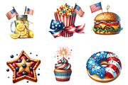 Patriotic Party Foods PNG, an Illustration by SinaCreation (Thumbnail 3 of 5)