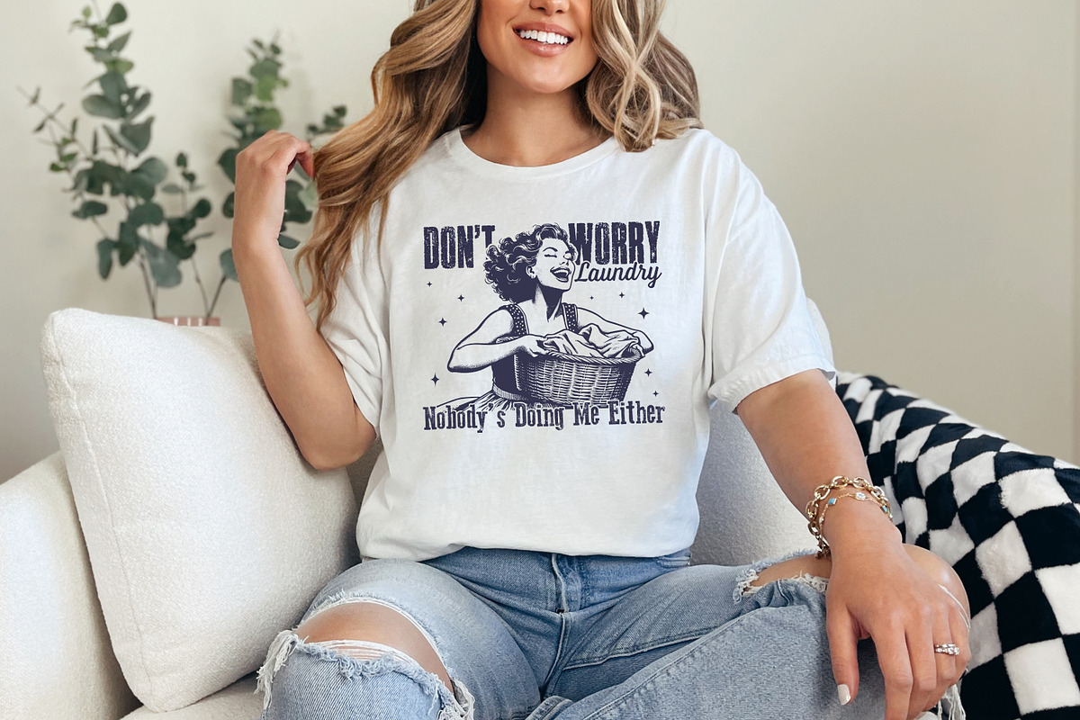 Don't Worry Laundry PNG, Funny, an Illustration by SharpMarketplace (Photo 8 of 9)