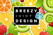 100+ Summer Backgrounds. Vector, a Food Illustration by Anna Ozerina (Thumbnail 3 of 35)