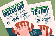 American Football Flyer, a Flyer Template by Gumico Studio. (Thumbnail 3 of 3)
