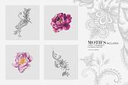 Paisley Floral Patterns And Motifs, a Pattern Graphic by LEAFure (Thumbnail 6 of 10)