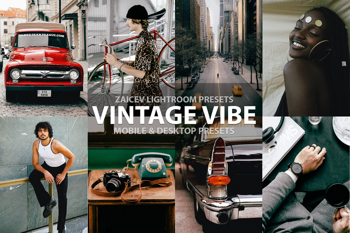 Vintage Vib LR mobile desktop PRESET, a Preset Add-On by Zaicev Lightroom presets (Photo 1 of 4)