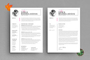 Clean And Creative Minimal Resume, a Resume Template by PixelStudio (Thumbnail 2 of 6)