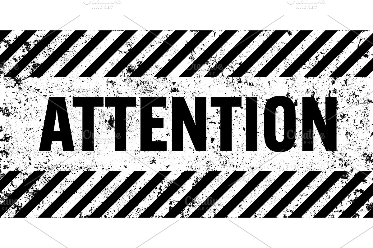 Warning sign with black diagonal, an Object Illustration by 32pixels