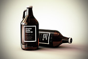 Growler Beer Bottle Mock-Up, a Household Mockup by TSOBG (Thumbnail 32 of 33)