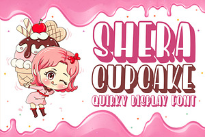 Shera Cupcake - Sweet Display Font