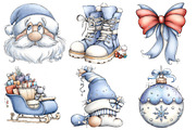 Christmas Clipart Bundle, an Illustration by Pixels.Craft (Thumbnail 6 of 6)