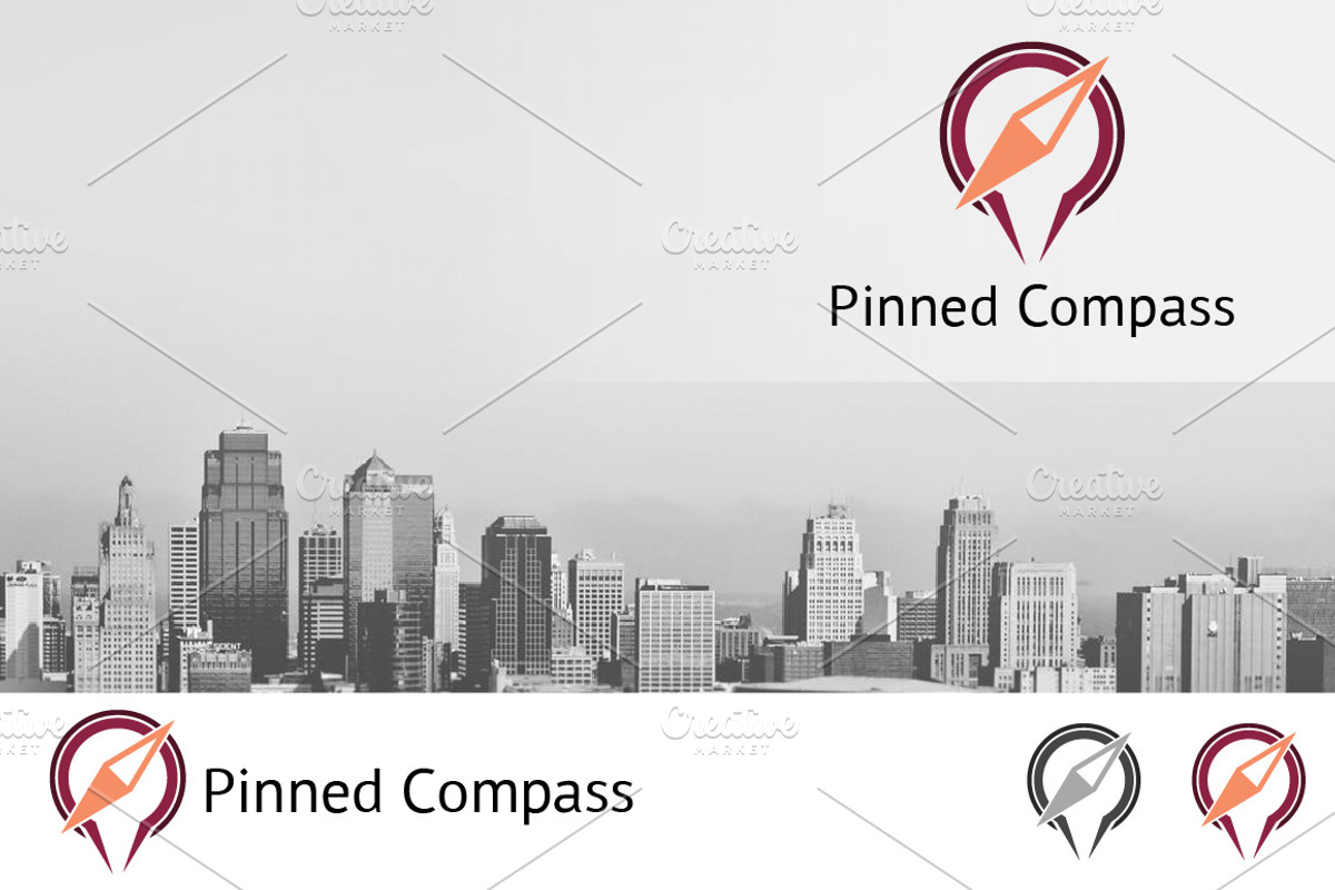 Compass Map Location Navigation Logo, a Branding & Logo Template by ...
