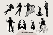 Tarot Deck, Yoga & Mindfulness, an Illustration by Camara Design (Thumbnail 5 of 11)