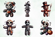 Halloween Gothic Voodoo Doll Clipart, an Illustration by Creative Art (Thumbnail 4 of 4)