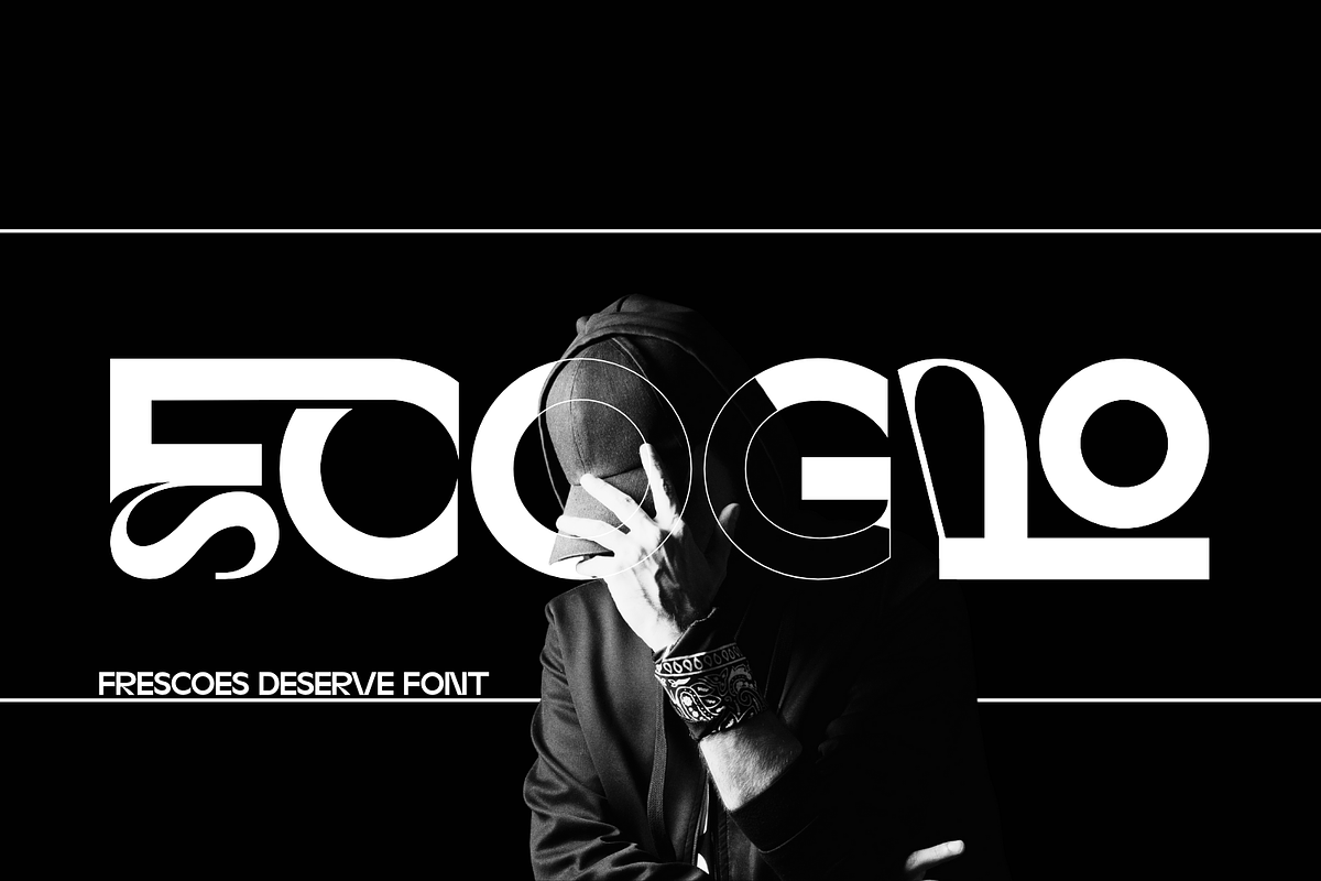 Frescoes Deserve - Geometric Font, a Sans Serif Font by 177Studio (Photo 5 of 8)