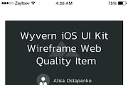 Wyvern iOS Wireframe UI Kit, a Wireframe Template by Yaroslav Zaitsev (Thumbnail 23 of 57)