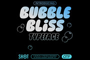 Bubble Bliss Typeface, a Font by MightySHORT (Thumbnail 3 of 10)