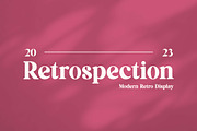 Retrospection Retro Serif Font, a Serif Font by UICreative (Thumbnail 1 of 13)