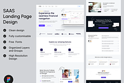 Uidex SAAS Landing page Design, a Landing Page Template by UiDex (Thumbnail 1 of 4)