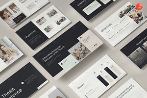 Thesis Research Defense PowerPoint, a Presentation Template by Pixslides