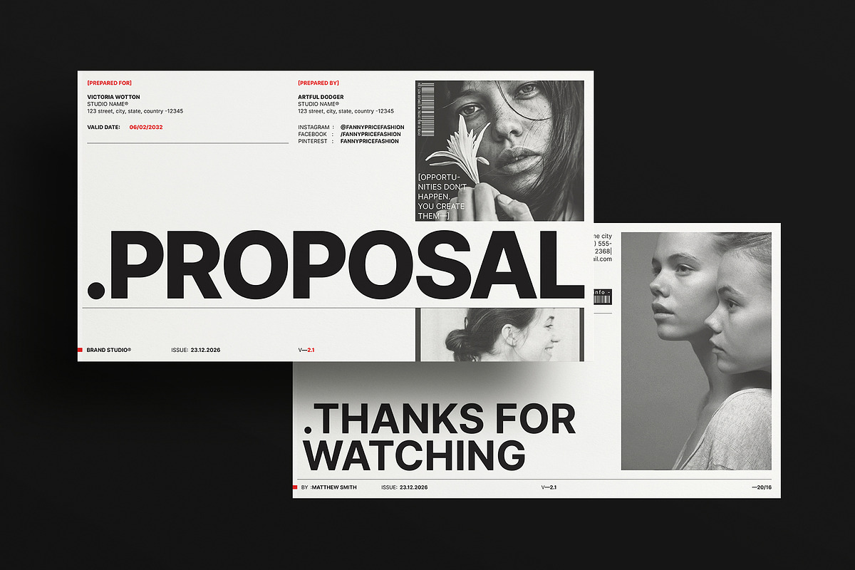 Proposal Presentation Template, a Presentation Template by ArtisanaAura (Photo 8 of 14)