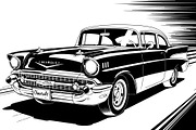 Vintage Speed Car SVG Bundle, an Object Graphic by Creativeshirt (Thumbnail 9 of 12)