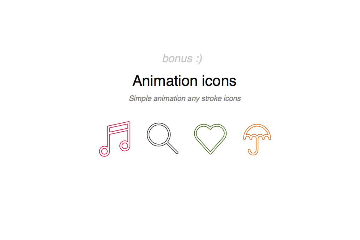 Animation svg icon, signature, route, a HTML Template by Joymotion (Photo 4 of 4)