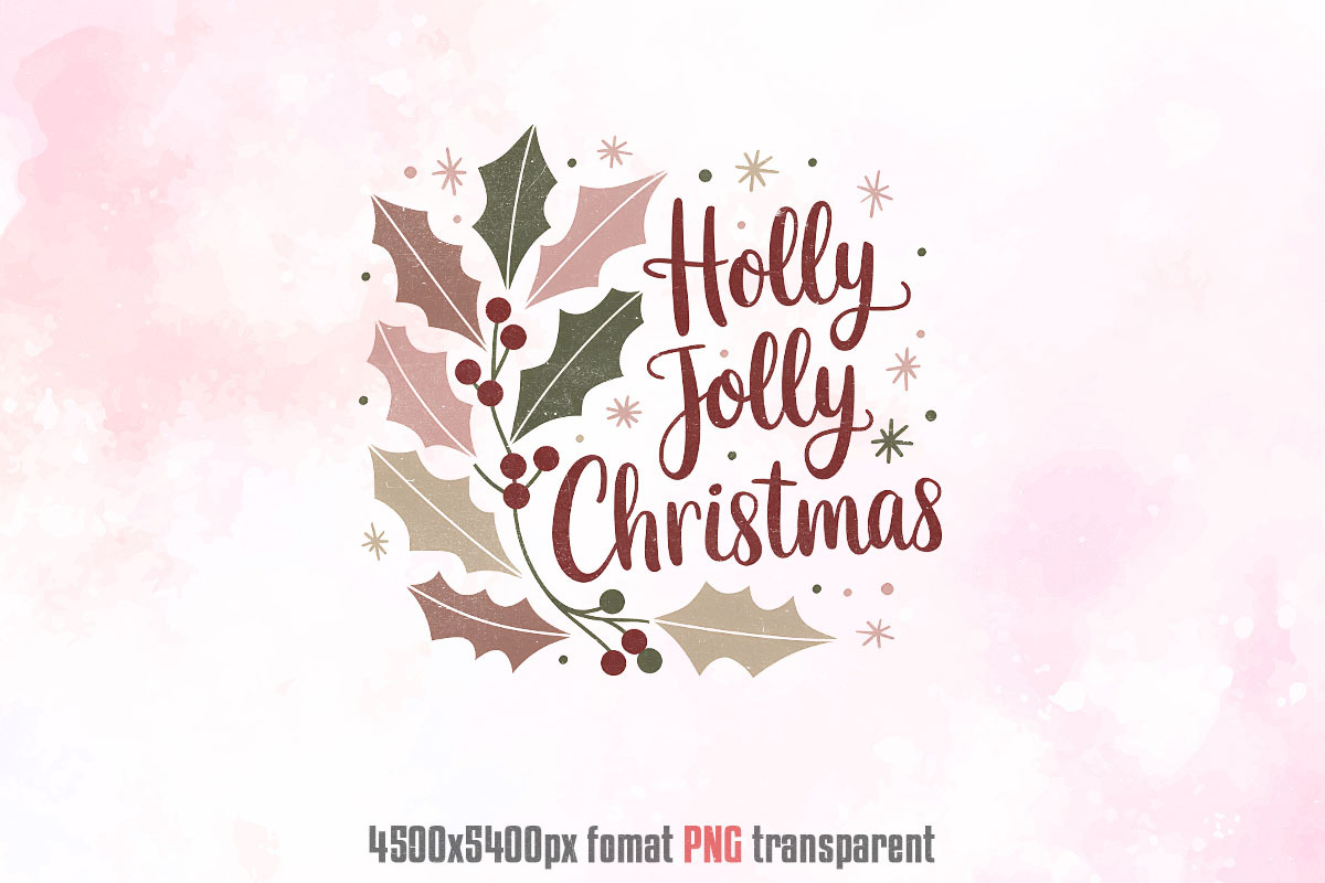 Boho Christmas Sublimation Bundle, an Object Graphic by GlitterCraft (Photo 5 of 21)
