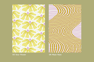 Funky Flower Festival Backgrounds