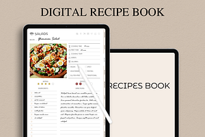 Digital Recipe Book, a Templates & Theme by Digital_Mind